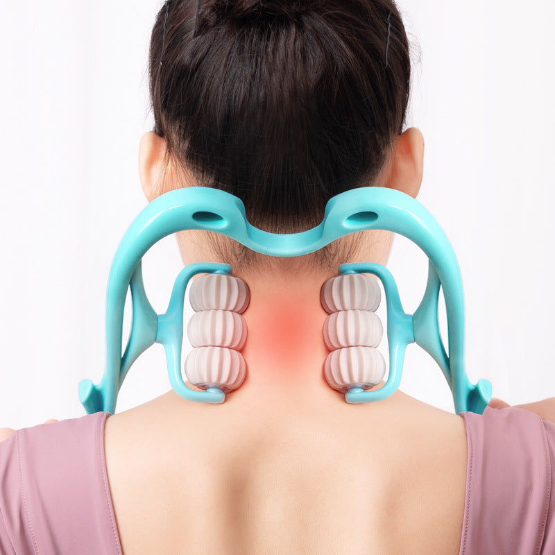 Six-wheel Neck Massager Roller Tool